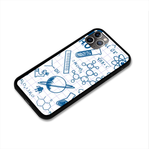 Science Notebook Glass Back Case for iPhone 11 Pro Max