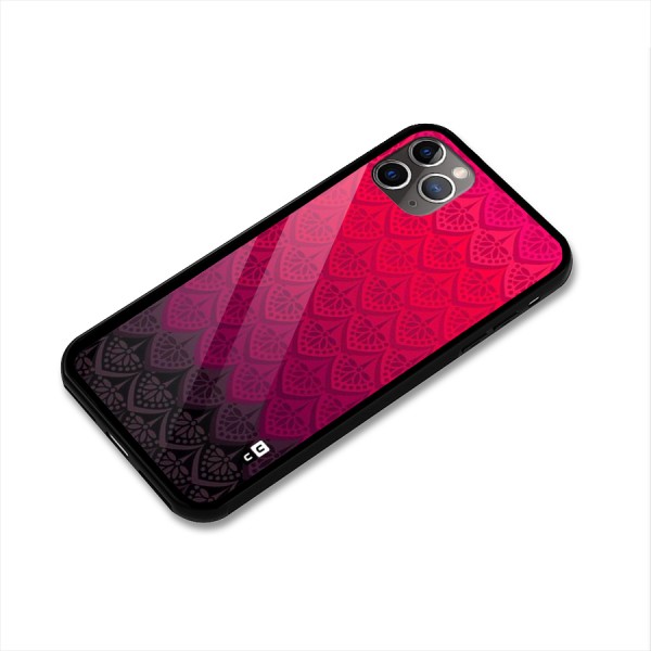 Shades Red Design Glass Back Case for iPhone 11 Pro Max