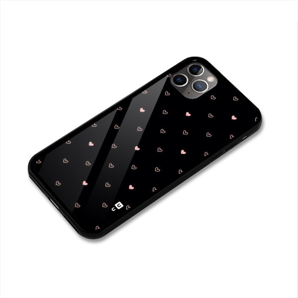 Tiny Little Pink Pattern Glass Back Case for iPhone 11 Pro Max