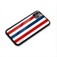 Tricolor Stripes Glass Back Case for iPhone 11 Pro Max