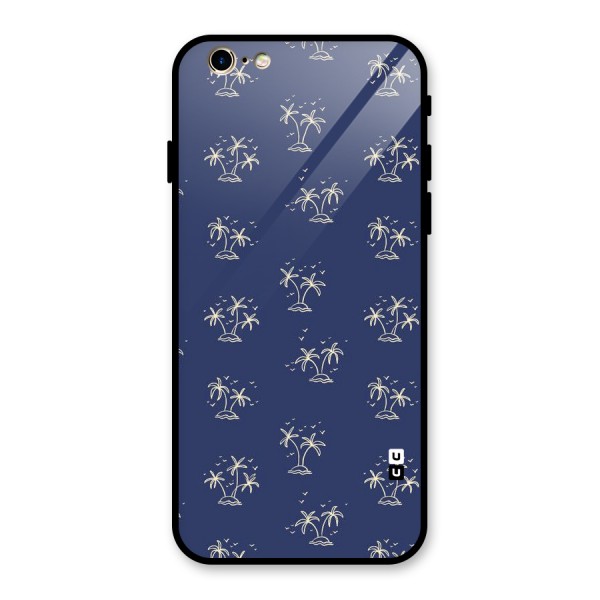 Beach Trees Glass Back Case for iPhone 6 6S