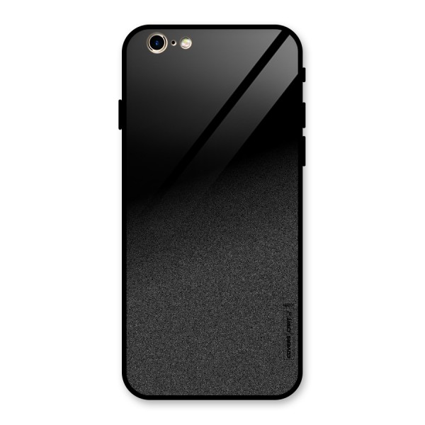 Black Grey Noise Fusion Glass Back Case for iPhone 6 6S