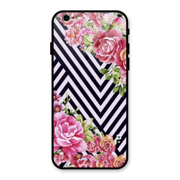 Bloom Zig Zag Glass Back Case for iPhone 6 6S