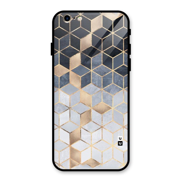 Blues And Golds Glass Back Case for iPhone 6 6S