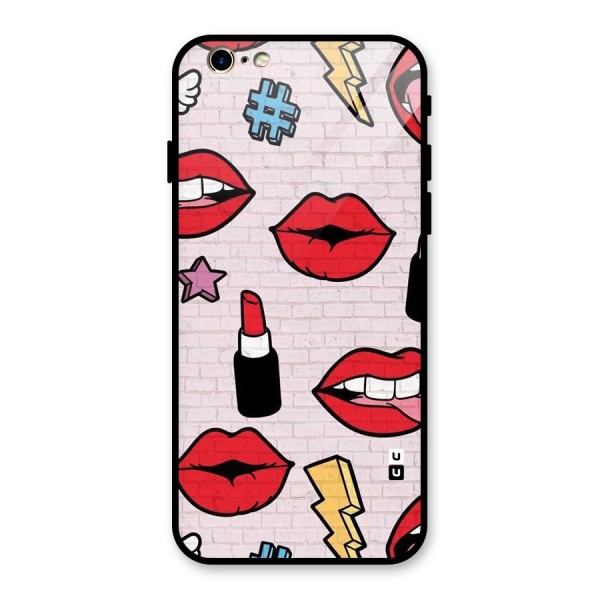 Bold Red Glass Back Case for iPhone 6 6S