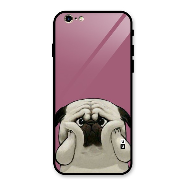 Chubby Doggo Glass Back Case for iPhone 6 6S
