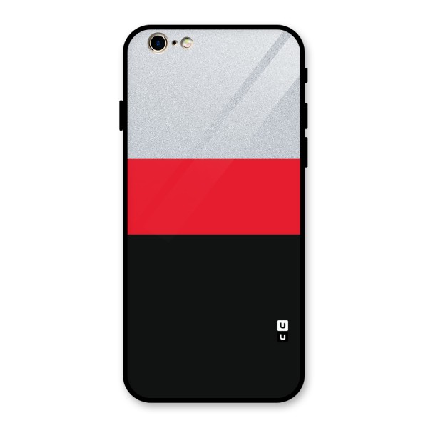 Cool Melange Stripe Glass Back Case for iPhone 6 6S