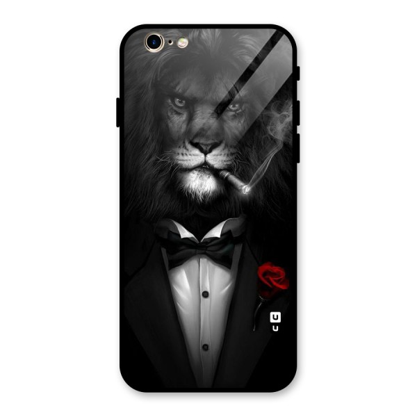 Lion Class Glass Back Case for iPhone 6 6S
