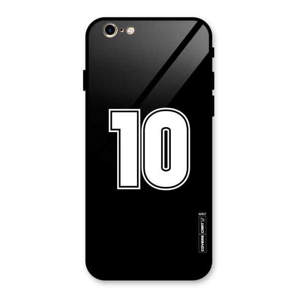 Number 10 Glass Back Case for iPhone 6 6S