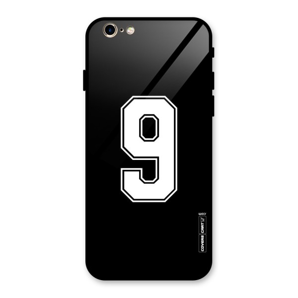 Number 9 Glass Back Case for iPhone 6 6S