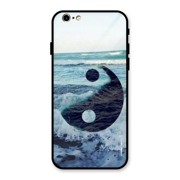 Oceanic Peace Design Glass Back Case for iPhone 6 6S