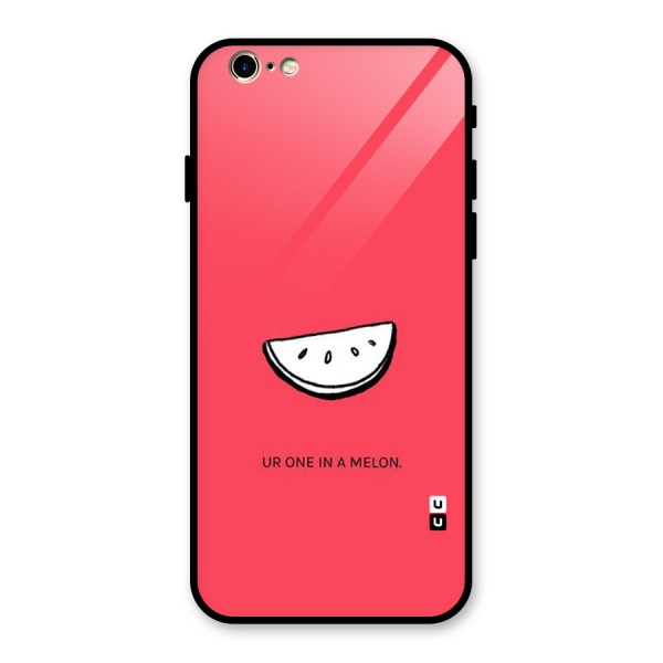 One In Melon Glass Back Case for iPhone 6 6S