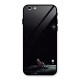 Resting Spaceman Face Glass Back Case for iPhone 6 6S