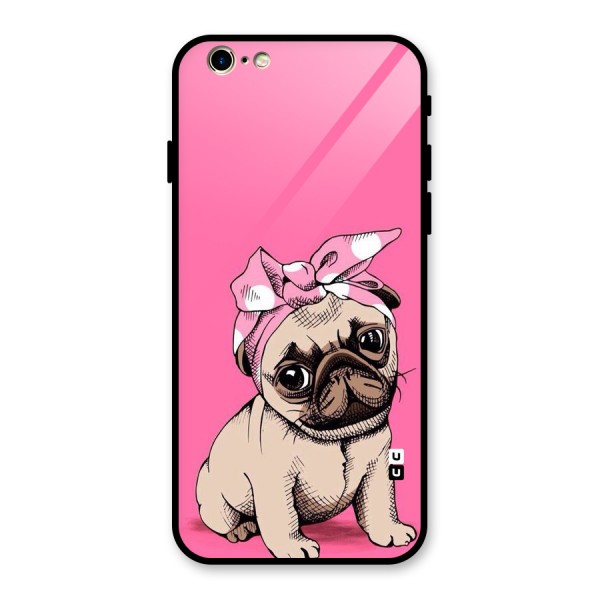 Ribbon Doggo Glass Back Case for iPhone 6 6S