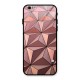 Rosegold Abstract Shapes Glass Back Case for iPhone 6 6S