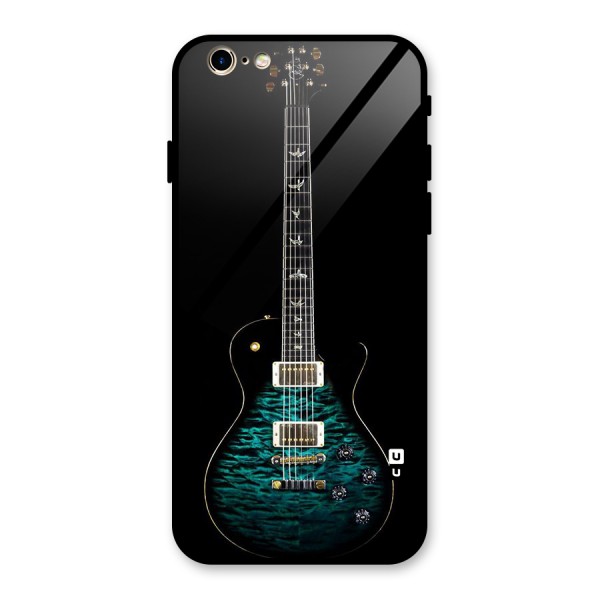 Royal Green Guitar Glass Back Case for iPhone 6 6S