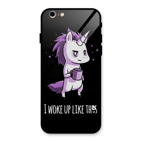 Unicorn Morning Glass Back Case for iPhone 6 6S