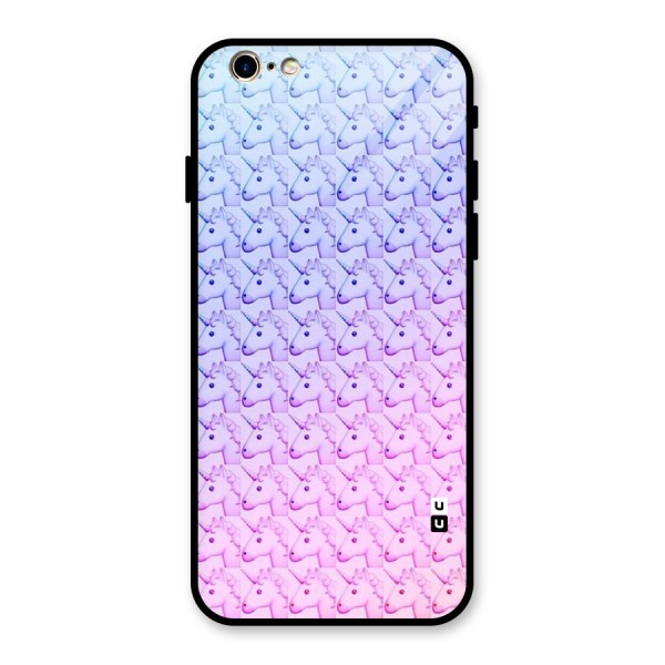 Unicorn Shade Glass Back Case for iPhone 6 6S