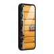 Be Happy Yellow Wall Glass Back Case for iPhone 6 6S