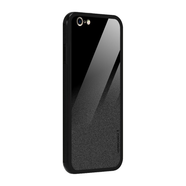 Black Grey Noise Fusion Glass Back Case for iPhone 6 6S