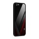 Classy Black Red Design Glass Back Case for iPhone 6 6S
