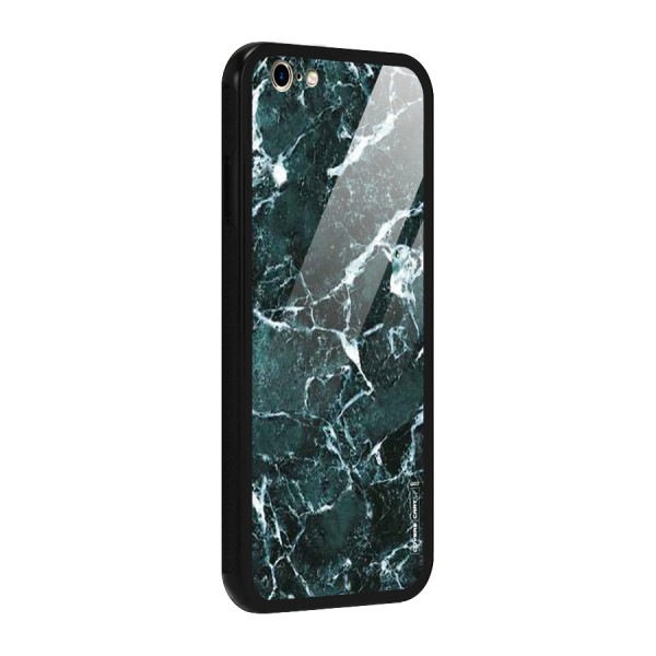 Dark Green Marble Glass Back Case for iPhone 6 6S