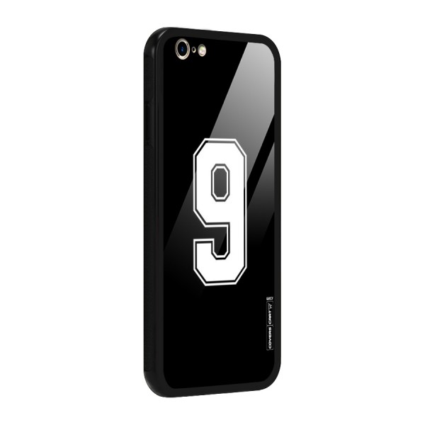 Number 9 Glass Back Case for iPhone 6 6S