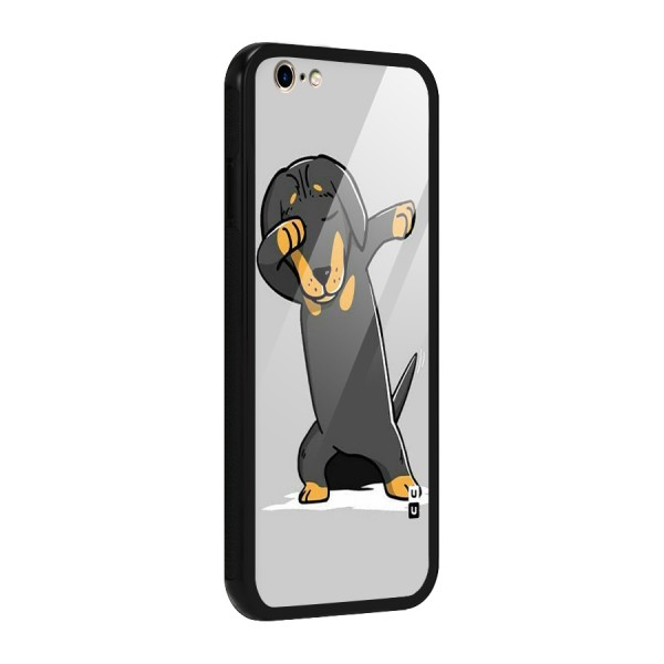Puppy Dab Glass Back Case for iPhone 6 6S