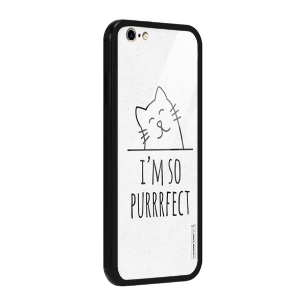 So Purrfect Glass Back Case for iPhone 6 6S