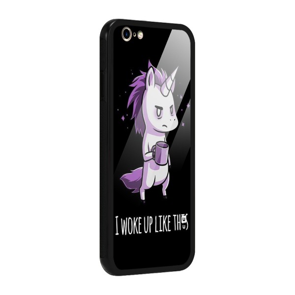 Unicorn Morning Glass Back Case for iPhone 6 6S