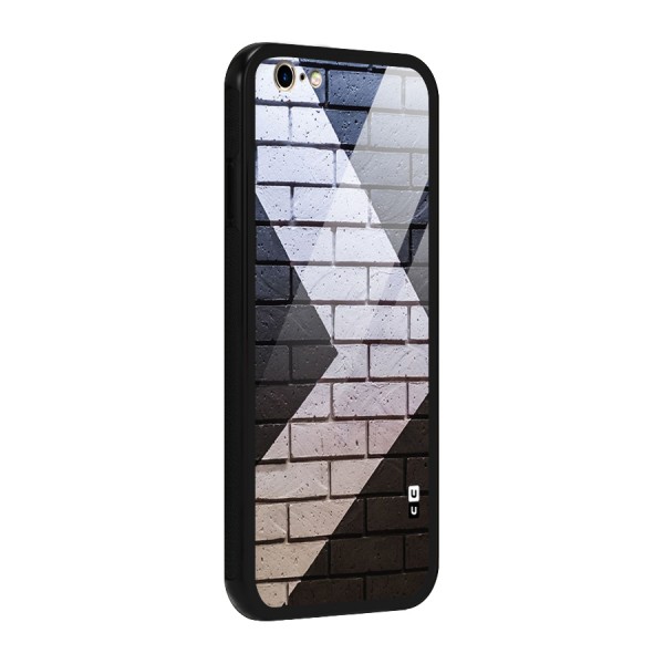 Wall Arrow Design Glass Back Case for iPhone 6 6S