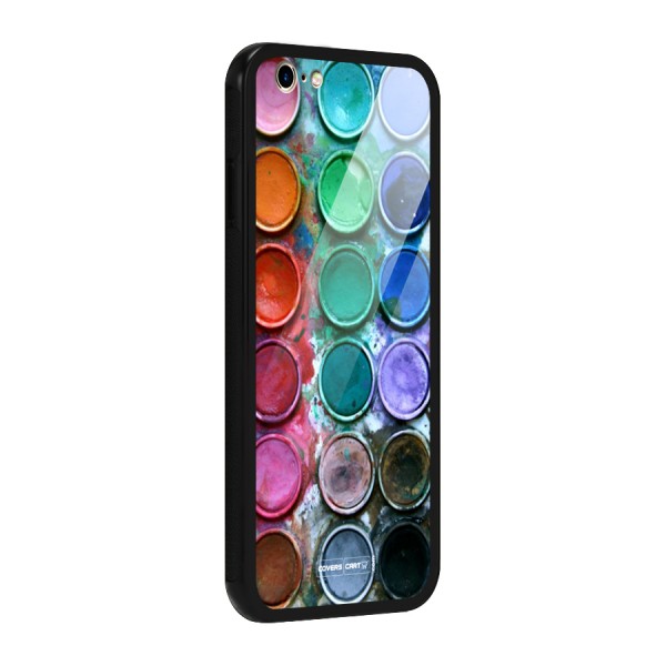Water Paint Box Glass Back Case for iPhone 6 6S
