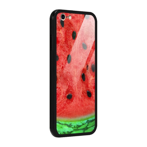 Watermelon Design Glass Back Case for iPhone 6 6S