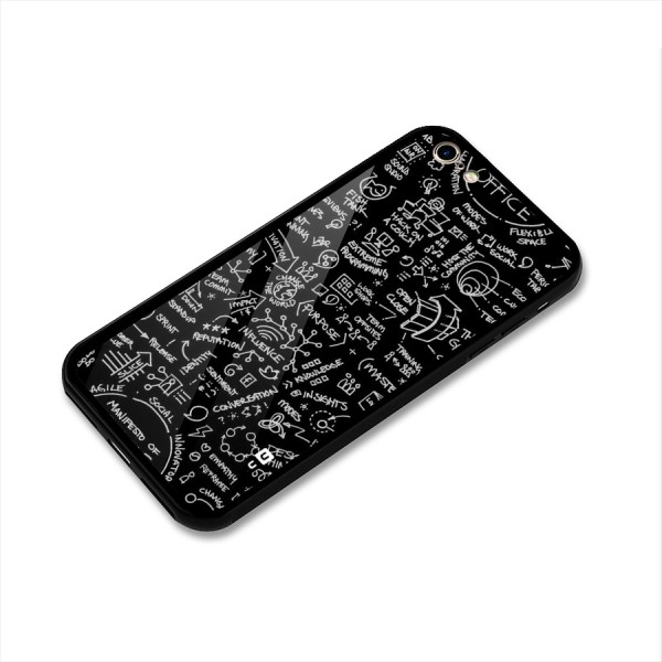 Anatomy Pattern Glass Back Case for iPhone 6 6S