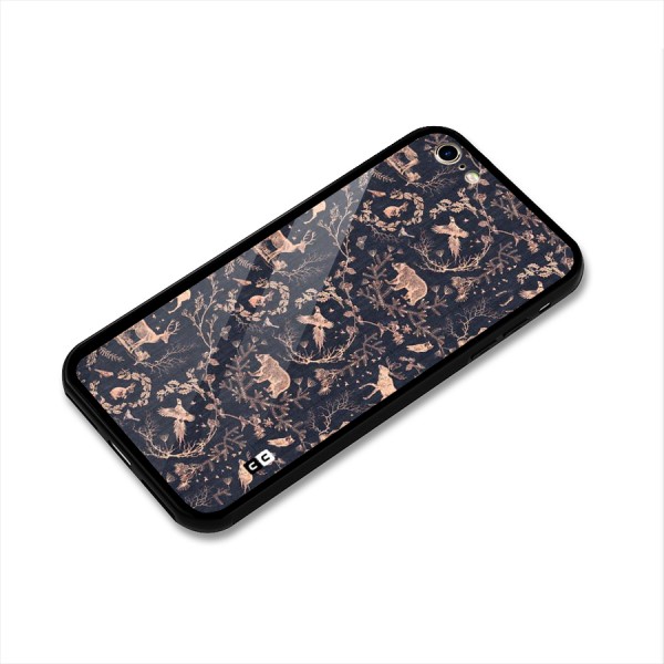 Beautiful Animal Design Glass Back Case for iPhone 6 6S