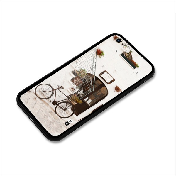 Bicycle Wall Glass Back Case for iPhone 6 6S