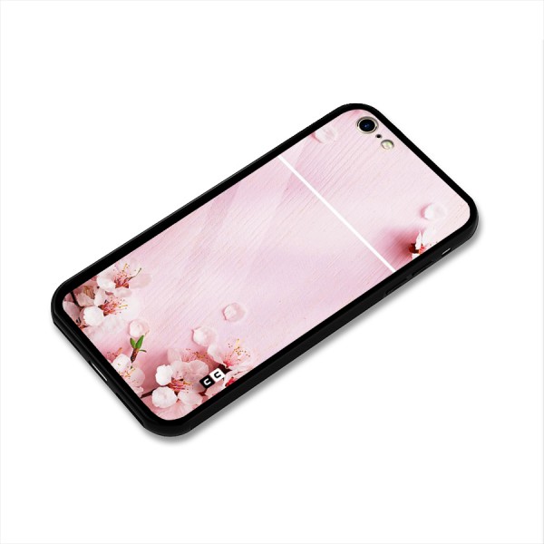 Blossom Frame Pink Glass Back Case for iPhone 6 6S