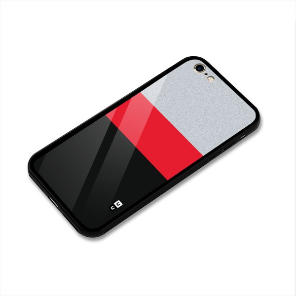 Cool Melange Stripe Glass Back Case for iPhone 6 6S