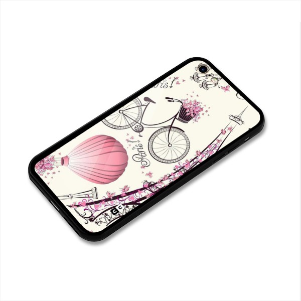 Flower Clipart Glass Back Case for iPhone 6 6S
