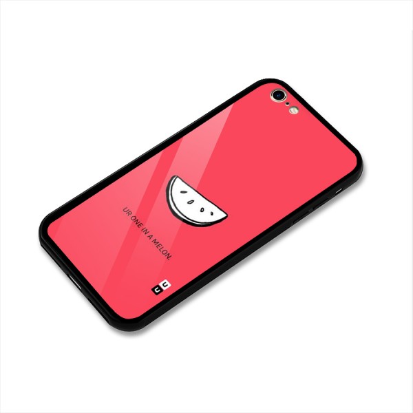 One In Melon Glass Back Case for iPhone 6 6S