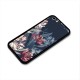 Red Rugged Floral Pattern Glass Back Case for iPhone 6 6S