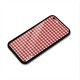 Red White Check Glass Back Case for iPhone 6 6S
