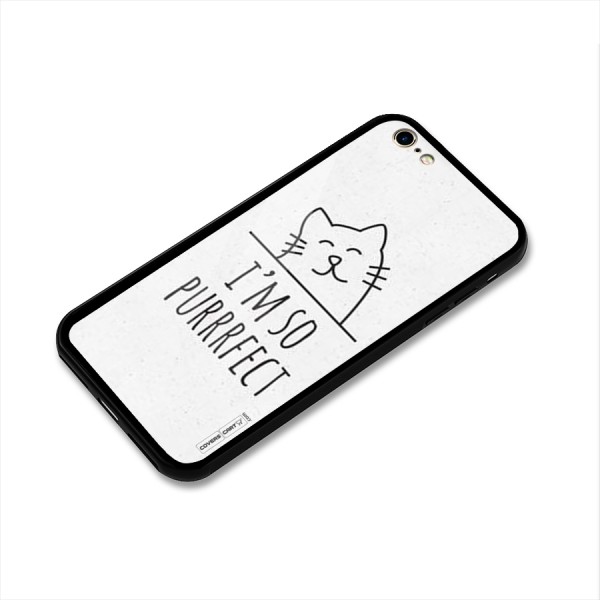So Purrfect Glass Back Case for iPhone 6 6S
