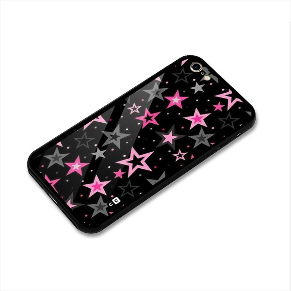 Star Outline Glass Back Case for iPhone 6 6S