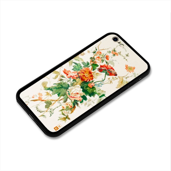 Summer Floral Glass Back Case for iPhone 6 6S