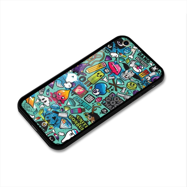 Sweet Candies Glass Back Case for iPhone 6 6S