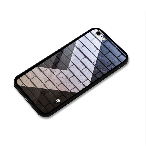 Wall Arrow Design Glass Back Case for iPhone 6 6S