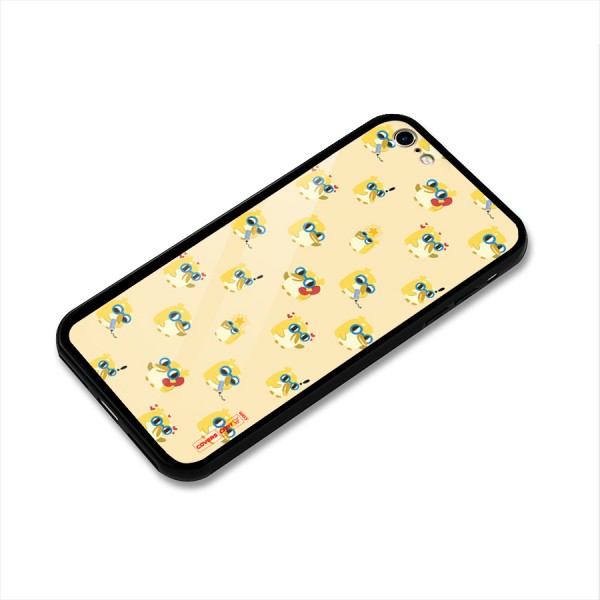 Yellow Parrot Glass Back Case for iPhone 6 6S