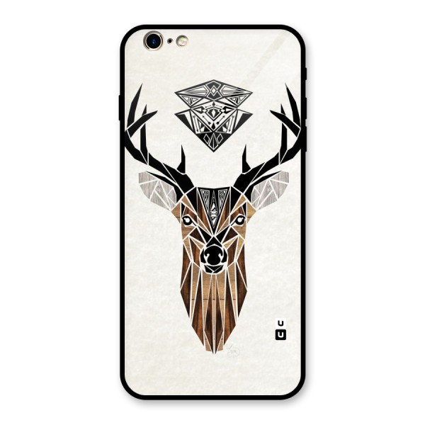 Aesthetic Deer Design Glass Back Case for iPhone 6 Plus 6S Plus