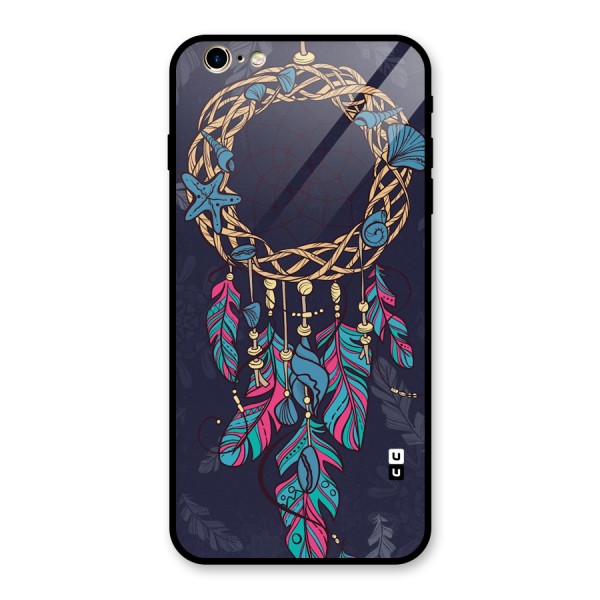 Animated Dream Catcher Glass Back Case for iPhone 6 Plus 6S Plus